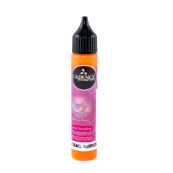 Perełki fluororescencyjne 25ml - pomarańcz