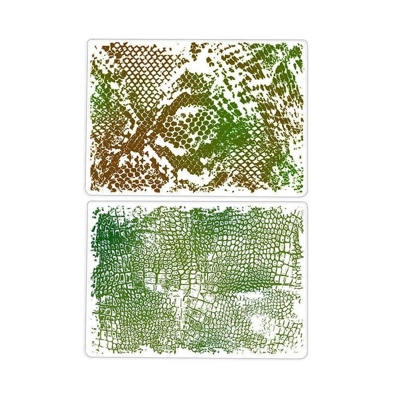 Stemple zestaw, rozm. 10x15 cm, skins