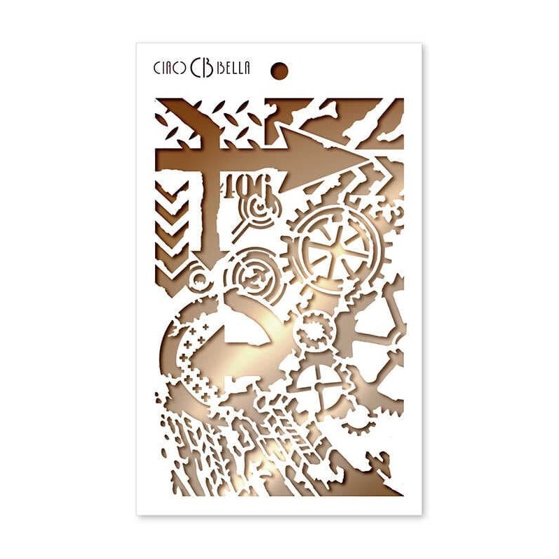 Szablon Ciao Bella 12cm x 20cm MSB007