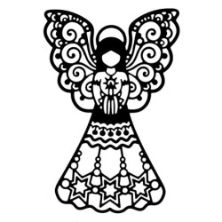 Wykrojnik do papieru Anioł rozm. 9,3cm x 13,9cm