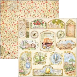 Aesop's Fables Tags & Frames arkusz papieru, 30,5cm x 30,5cm