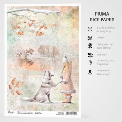 Papier ryżowy Piuma, rozm. A4, The Gift of love
