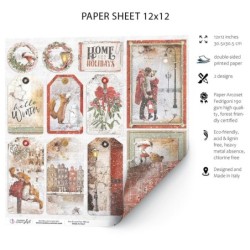 Home for the Holidays, arkusz papieru, rozm. 30,5 x 30,5 cm