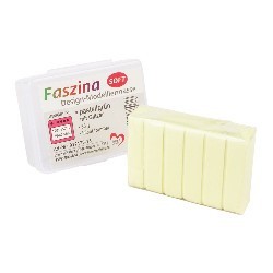 Modelina termoutwardzalna, Faszina Soft 55g, brokat, pastelowa zieleń