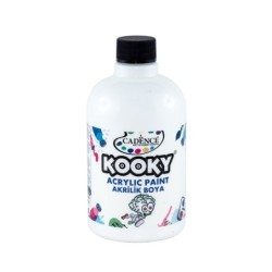 Farba akrylowa Kooky, biała 500ml