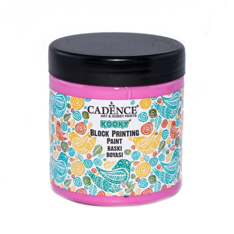 Farba do linorytu Kooky 250ml, różowy
