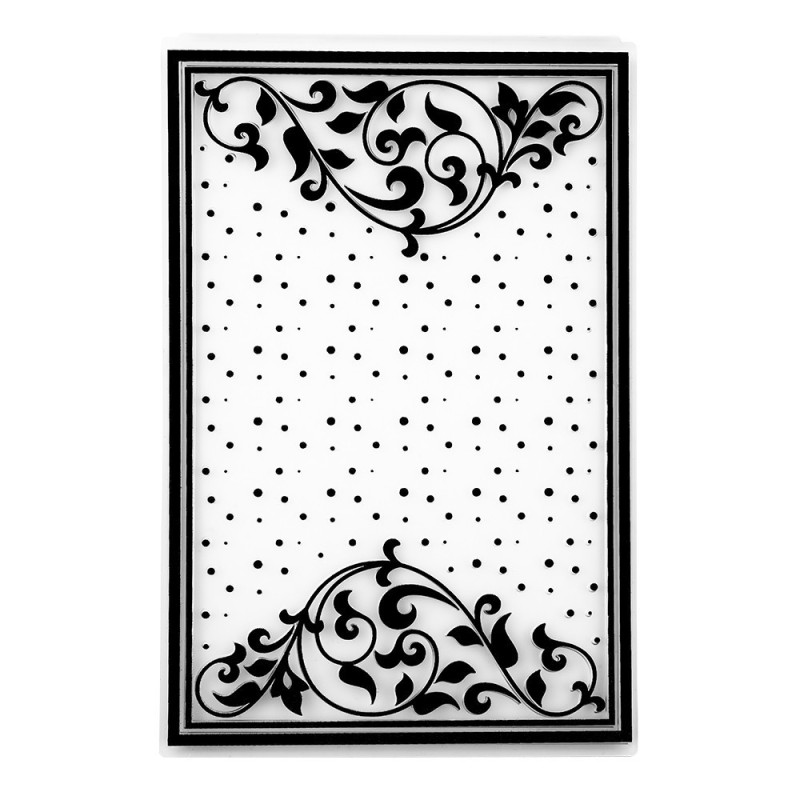 Folder do wytłaczania, ornament 15, rozm. 15x10 cm