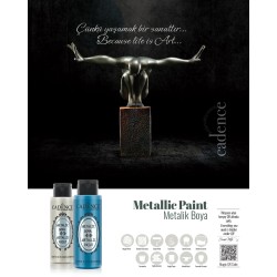 Farba akrylowa metalizowana 70ml - złoty