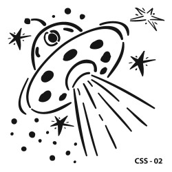 szablon ufo, kooky