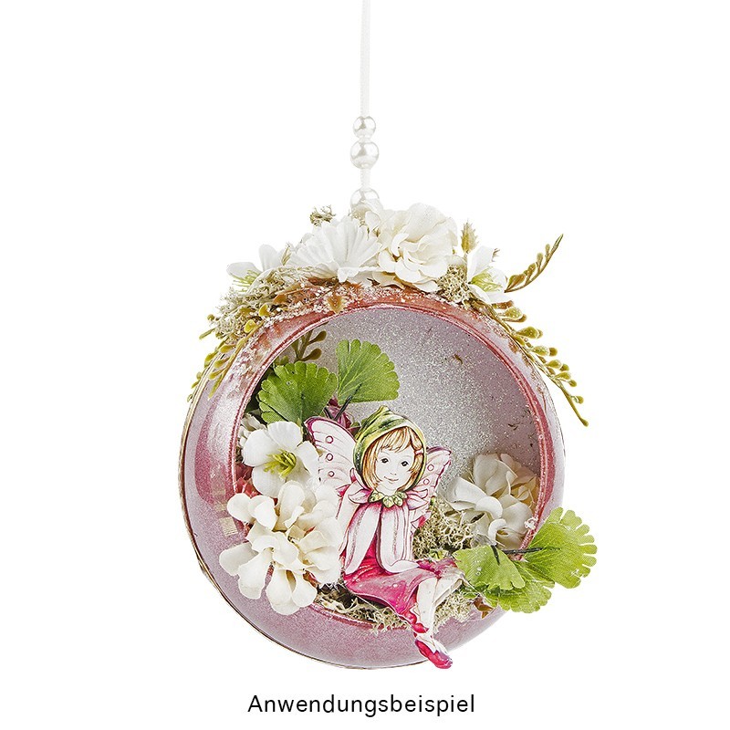 Kula florystyczna biała, Ø 12cm, 5 sztuk