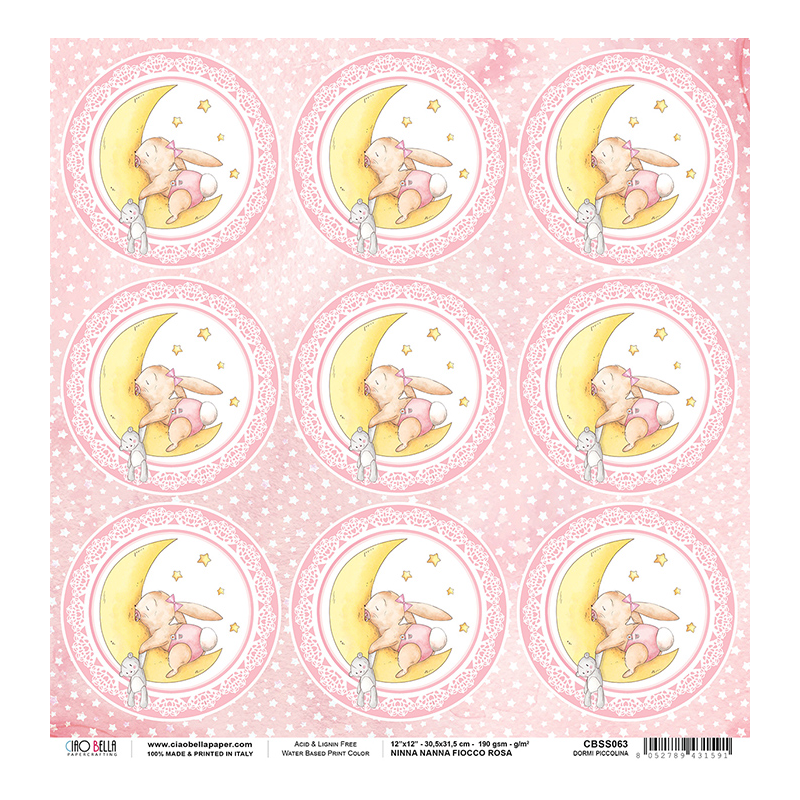 Ninna Nanna Girl rozm. 30,5x30,5cm CBSS063
