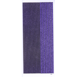 Naklejka złota brokatowa 10x23 cm micro sticker