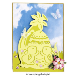 Wykrojnik do papieru  ZAJĄCZKI 13,3cm x 9,8cm