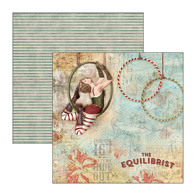 The Greatest Show zestaw 24 kartek 15x15cm