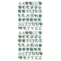 micro stickers alfabet...