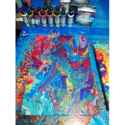 Farby do wylewania, Pouring all in one, 6szt x 120ml
