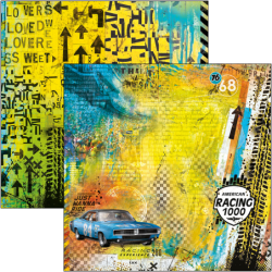 Start your engines zestaw 12 kartek 30,5 x 30,5cm
