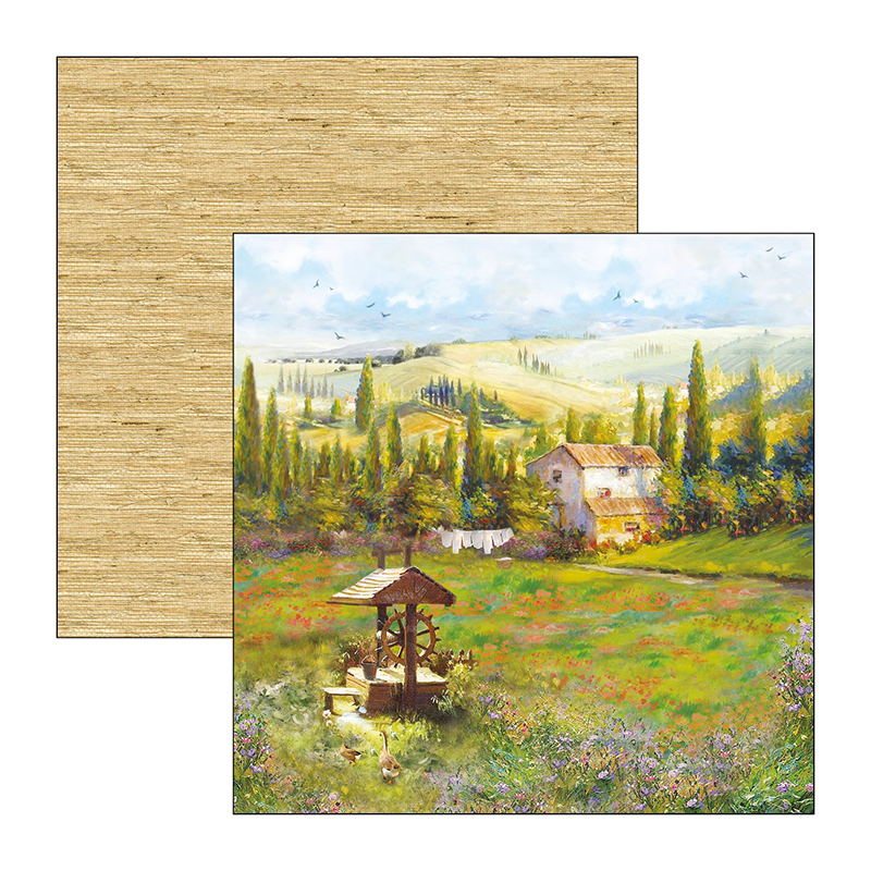 Under the Tuscan zestaw 24 kartek rozm. 15x15cm