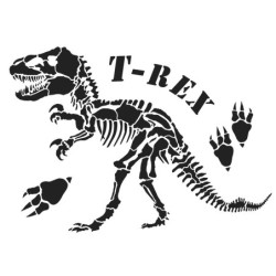 Szablon A4, T-rex