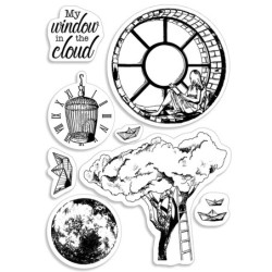 Ciao Bella stemple, rozm. 10x15 cm, Windows in the cloud