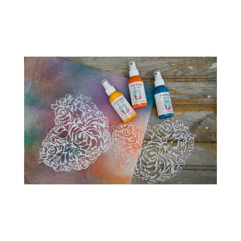 Farba do tkanin w sprayu ciemny turkus 100ml