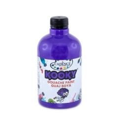 Gwasz KOOKY 500 ml – Purpurowy Kolor dla Dzieci i Artystów
