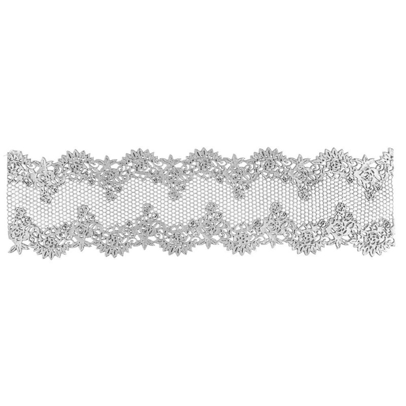 Foremka silikonowa, ornament kwiatowy, rozm. 30x10x0,2cm
