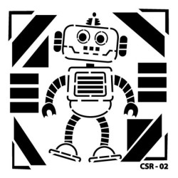 Szablon dla dzieci, Robot...