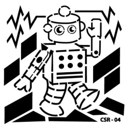 Szablon dla dzieci, Robot...
